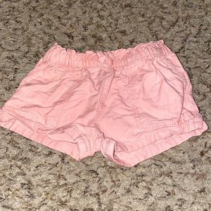 Pink pull on shorts